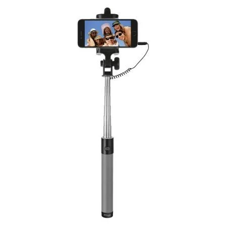 PALO SELFIE TRUST URBAN 21194 PARA SMARPHONE DE HASTA 6"/15.2CM - DISEÑO CON MANGO TELESCÓPICO DE ACERO