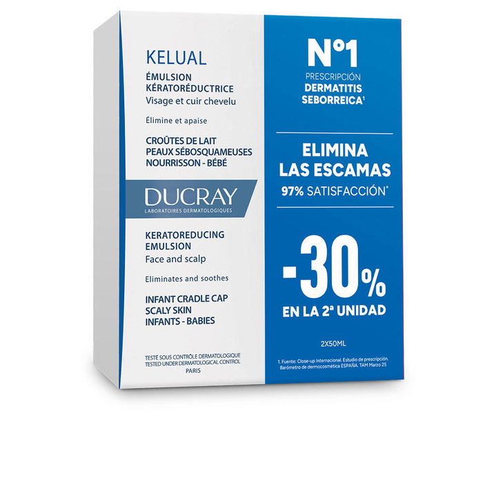 Ducray KELUAL Emulsión Queratorreductora Costra Láctea Pack 2 x 50 ml Ducray KELUAL Emulsión Queratorreductora Costra Láctea Pack 2 x 50 ml