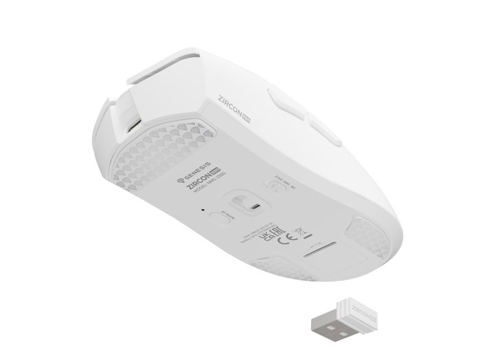 Genesis Zircon 880 Pro ratón gaming inalámbrico blanco Genesis Zircon 880 Pro ratón gaming inalámbrico blanco