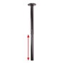 B-Tech Soporte de Techo Telescópico BT7851/B para Postes de Ø50mm, 90kg, Negro