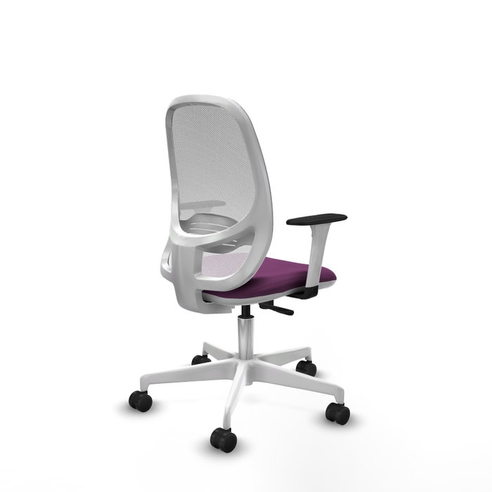 PIQUERAS Y CRESPO Silla de oficina Cilanco Morada y Blanco