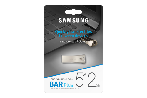 Samsung BAR Plus MUF-512BE 512 GB Plata Samsung BAR Plus MUF-512BE 512 GB Plata