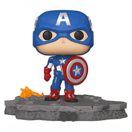 Funko Pop Deluxe Vinilo Viuda Negra Marvel Los Vengadores Assemble - Figura de 15 cm
