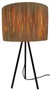 DKD Home Decor Lámpara de Sobremesa de Metal y Rafia Marrón