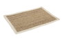 DKD Home Decor Salvamanteles Individuales de Seagrass y Yute Natural, Pack de 12