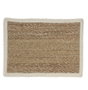 DKD Home Decor Salvamanteles Individuales de Seagrass y Yute Natural, Pack de 12