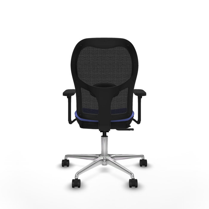 PIQUERAS Y CRESPO Silla de oficina Jorquera con mecanismo Sincro/Traslack, Azul claro y Negro PIQUERAS Y CRESPO Silla de oficina Jorquera con mecanismo Sincro/Traslack, Azul claro y Negro