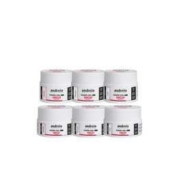 Andreia Hard Gel High Viscosity Peach 22grs Gel de Construcción 2 en 1 sin Calentamiento