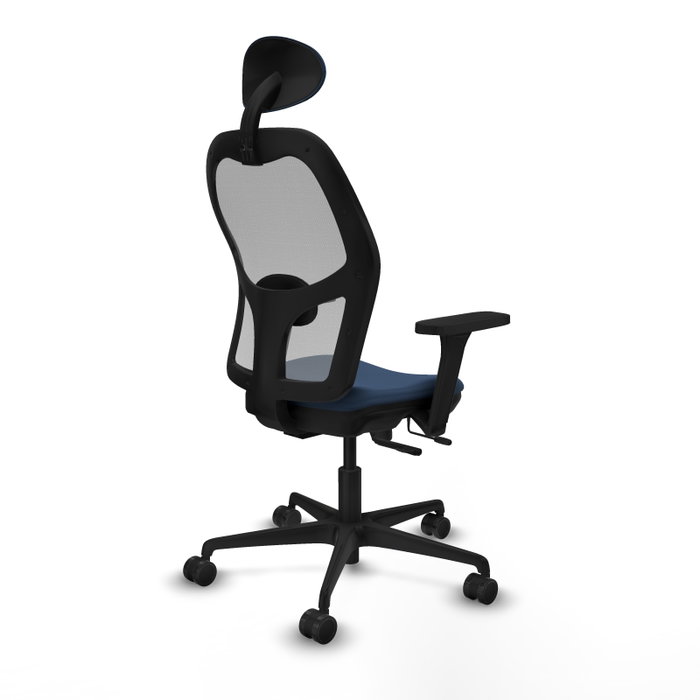 PIQUERAS Y CRESPO Silla de oficina Jorquera Azul marino/Gris con mecanismo Sincro/Traslack PIQUERAS Y CRESPO Silla de oficina Jorquera Azul marino/Gris con mecanismo Sincro/Traslack