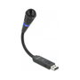 DeLOCK Micrófono USB con cuello de cisne y botón de silencio 66499