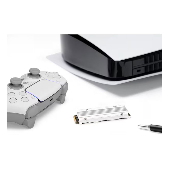 Corsair MP600 PRO LPX 2TB M.2 PCIe NVMe 4.0 SSD, 7100 MB/s, Disipador Térmico, para PlayStation 5