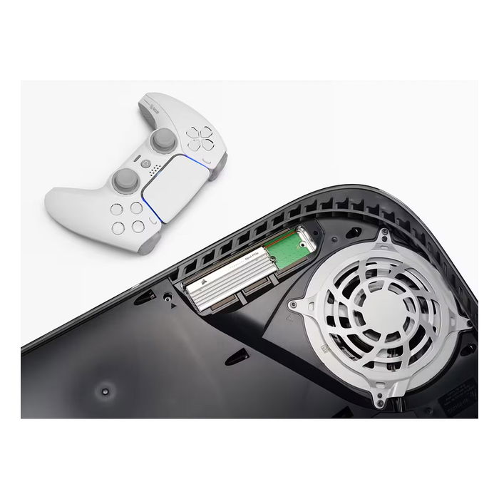 Corsair MP600 PRO LPX 2TB M.2 PCIe NVMe 4.0 SSD, 7100 MB/s, Disipador Térmico, para PlayStation 5