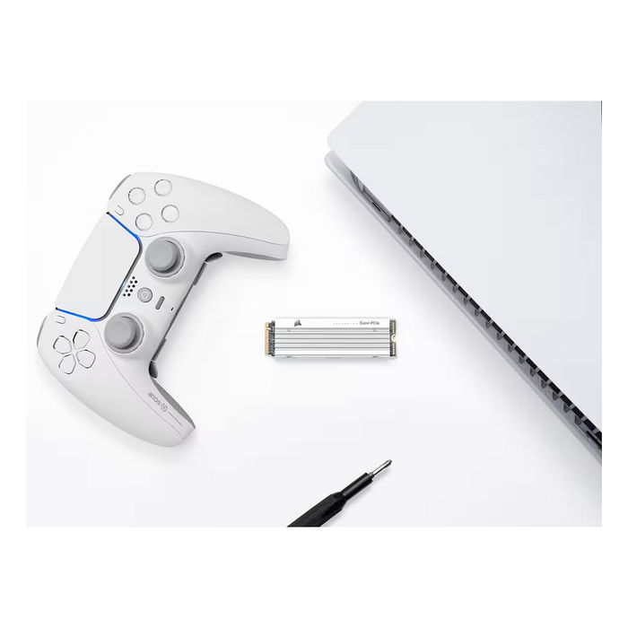 Corsair MP600 PRO LPX 2TB M.2 PCIe NVMe 4.0 SSD, 7100 MB/s, Disipador Térmico, para PlayStation 5