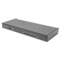 Digitus Consola KVM HD LCD 19" 8-Port CAT 5, Touchpad, Teclado US QWERTY, 1U, 1920x1080