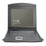 Digitus Consola KVM HD LCD 19" 8-Port CAT 5, Touchpad, Teclado US QWERTY, 1U, 1920x1080