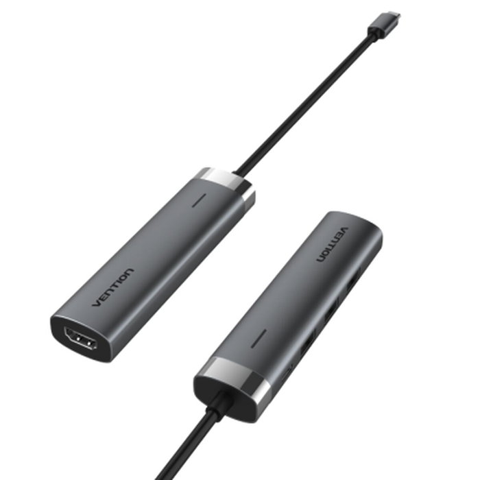 Vention Docking Station 6 Puertos USB-C TGNHB Negro