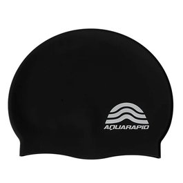 Gorro de Natación Aquarapid Lhair Negro Silicona