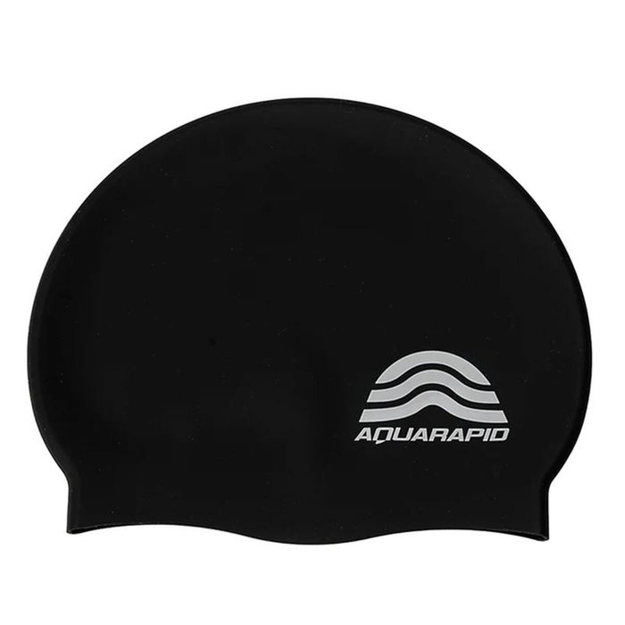Gorro de Natación Aquarapid Lhair Negro Silicona Gorro de Natación Aquarapid Lhair Negro Silicona