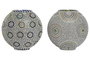 DKD Home Decor Lámpara de Sobremesa de Cristal Mandala Multicolor