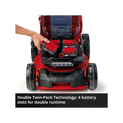 Einhell GP-CM 36/47 S Li BL Cortacésped con 4 Baterías de 4,0Ah