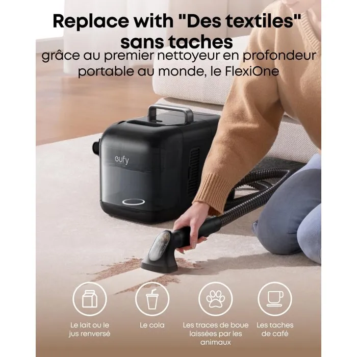 Eufy Robot aspirador y fregador Omni E28 - Negro - 20.000 Pa