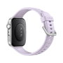 Huawei Watch Fit 4 Reloj Deportivo Inteligente, Pulsera Violeta, Caja Plata, AMOLED, GPS