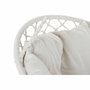 DKD Home Decor Silla Colgante de Algodón Beige con Cojines