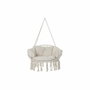 DKD Home Decor Silla Colgante de Algodón Beige con Cojines