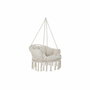 DKD Home Decor Silla Colgante de Algodón Beige con Cojines