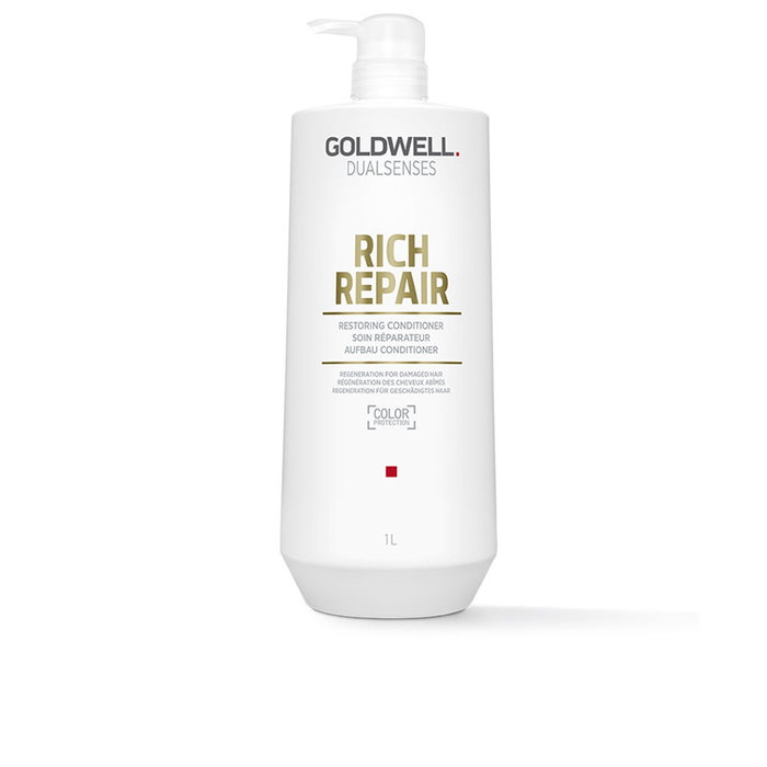 Goldwell Dualsenses Rich Repair Acondicionador 1000 ml (reacondicionado) manetido de forma profesional