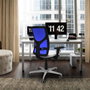 PIQUERAS Y CRESPO Silla de oficina Motilla Azul cielo con mecanismo Sincro/Traslack