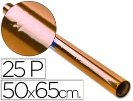 Sadipal Papel Celofán Pliegos Microperforado Rollo 25H 50x65 cm Naranja