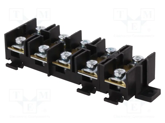 PAWBOL Bloque de Bornas de Tornillo Negro 16mm² 76A PAWBOL Bloque de Bornas de Tornillo Negro 16mm² 76A