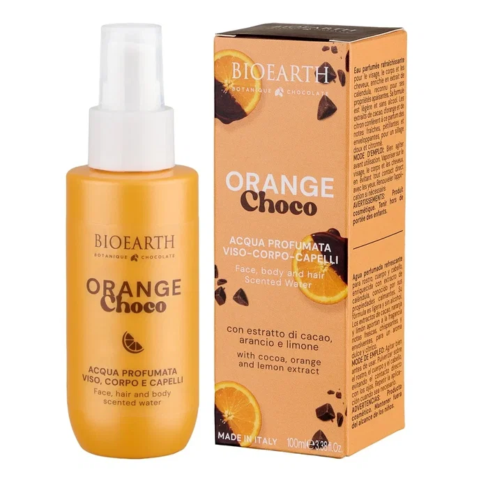Bioearth Orange Choco Spray de niebla refrescante para cuerpo, cara y cabello 100 ml Bioearth Orange Choco Spray de niebla refrescante para cuerpo, cara y cabello 100 ml