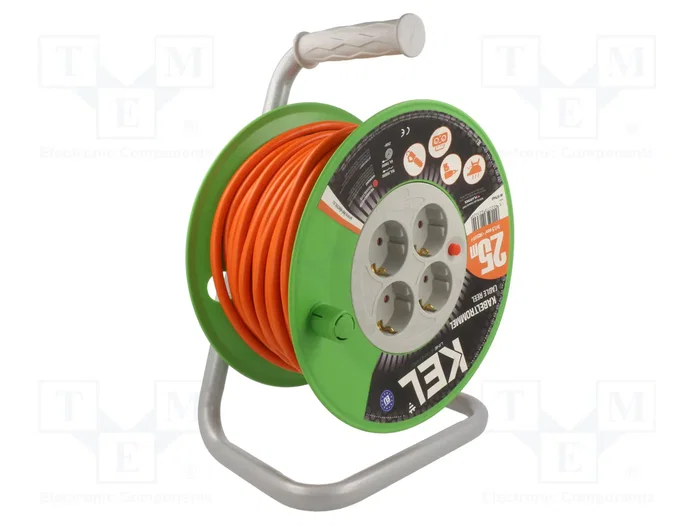 KEL Prolongador de alimentación H05VV-F 3G1,5mm2 25m Naranja KEL Prolongador de alimentación H05VV-F 3G1,5mm2 25m Naranja