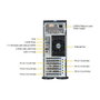 Super Micro SuperWorkstation 7049A-T Barebone Server 4U/Tower Dual 3647 con 8 Hot-swap 3.5 inch y 1200W Redundant Platinum