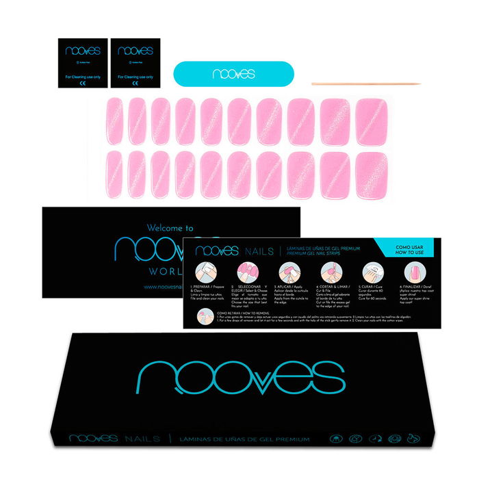 Nooves Láminas de Uñas de Gel Afrodita Premium Glam #Cat Eye 20 u Nooves Láminas de Uñas de Gel Afrodita Premium Glam #Cat Eye 20 u
