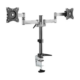 LogiLink Brazo para Monitor TIS Plateado 13-27 pulgadas