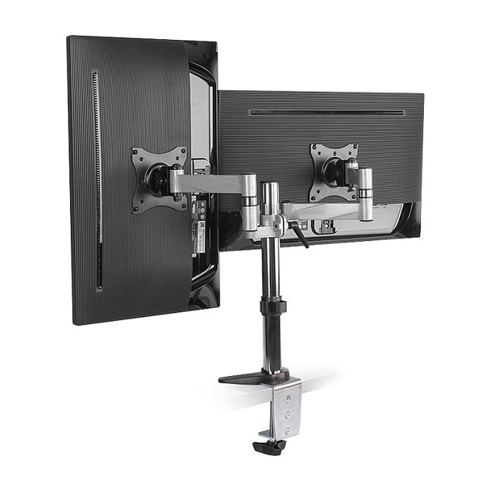 LogiLink Brazo para Monitor TIS Plateado 13-27 pulgadas