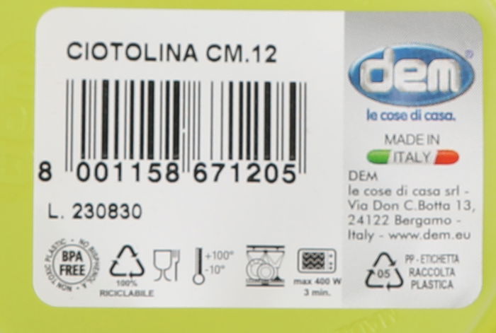 Dem Bol 300cc Cristalway 12 cm (36 Unidades)