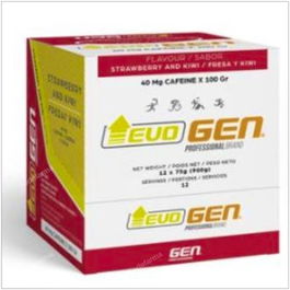 GEN PROFESSIONAL Evogen Fresa-Kiwi Gel Energético 12 unidades