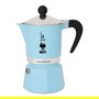 Bialetti RAINBOW 1TZ Cafetera Italiana 1 Taza Aluminio Termoplástico Azul 0.06L