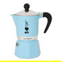 Bialetti RAINBOW 1TZ Cafetera Italiana 1 Taza Aluminio Termoplástico Azul 0.06L