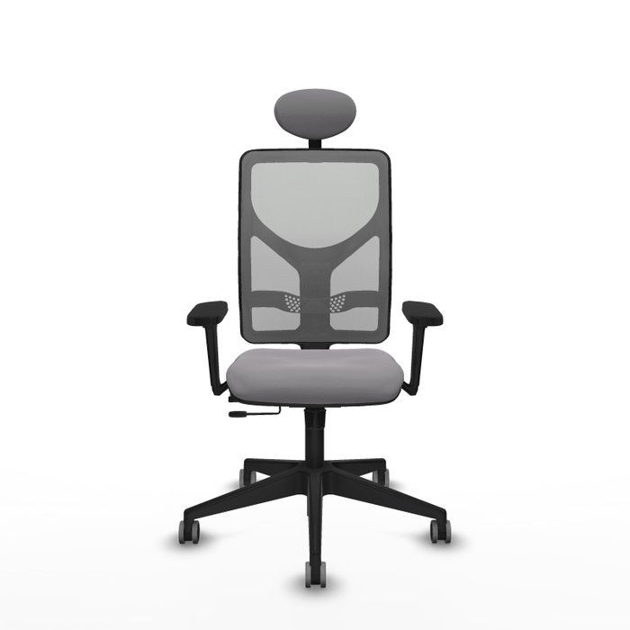 PIQUERAS Y CRESPO Silla de oficina Motilla Gris con mecanismo Sincro/Traslack