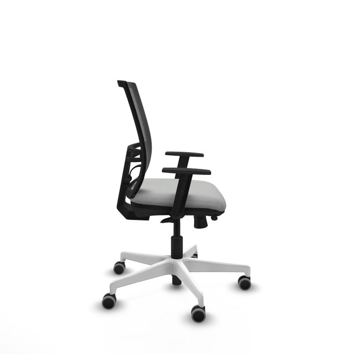 PIQUERAS Y CRESPO Silla de oficina Yunquera con mecanismo Sincro/Traslack, Gris claro y Negro PIQUERAS Y CRESPO Silla de oficina Yunquera con mecanismo Sincro/Traslack, Gris claro y Negro