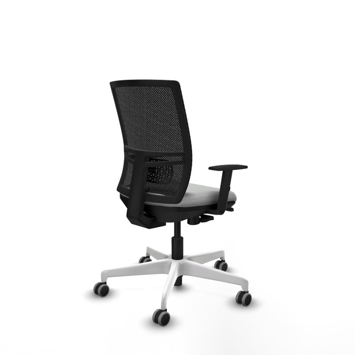 PIQUERAS Y CRESPO Silla de oficina Yunquera con mecanismo Sincro/Traslack, Gris claro y Negro PIQUERAS Y CRESPO Silla de oficina Yunquera con mecanismo Sincro/Traslack, Gris claro y Negro