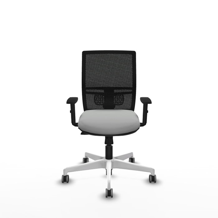 PIQUERAS Y CRESPO Silla de oficina Yunquera con mecanismo Sincro/Traslack, Gris claro y Negro PIQUERAS Y CRESPO Silla de oficina Yunquera con mecanismo Sincro/Traslack, Gris claro y Negro