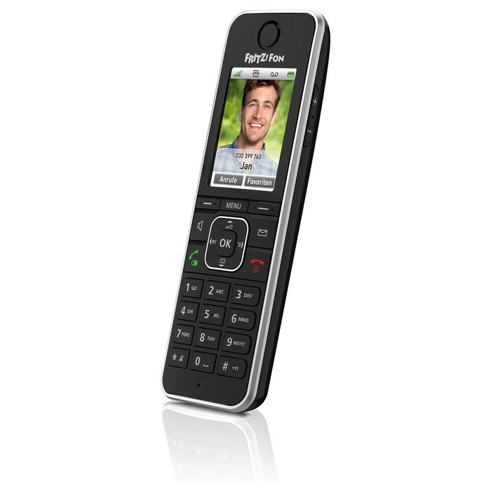 AVM FRITZ! Fon C6 Teléfono DECT Inalámbrico Negro