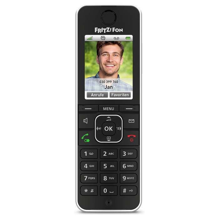 AVM FRITZ! Fon C6 Teléfono DECT Inalámbrico Negro