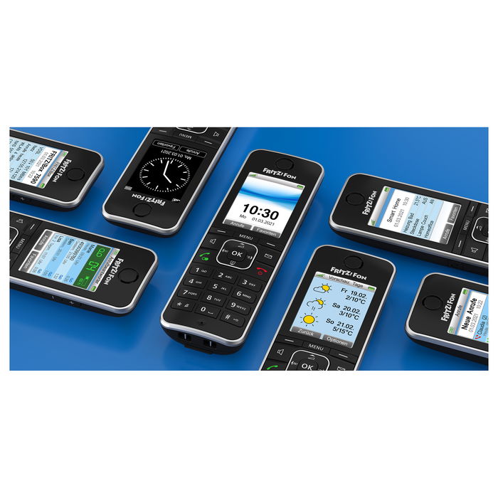 AVM FRITZ! Fon C6 Teléfono DECT Inalámbrico Negro